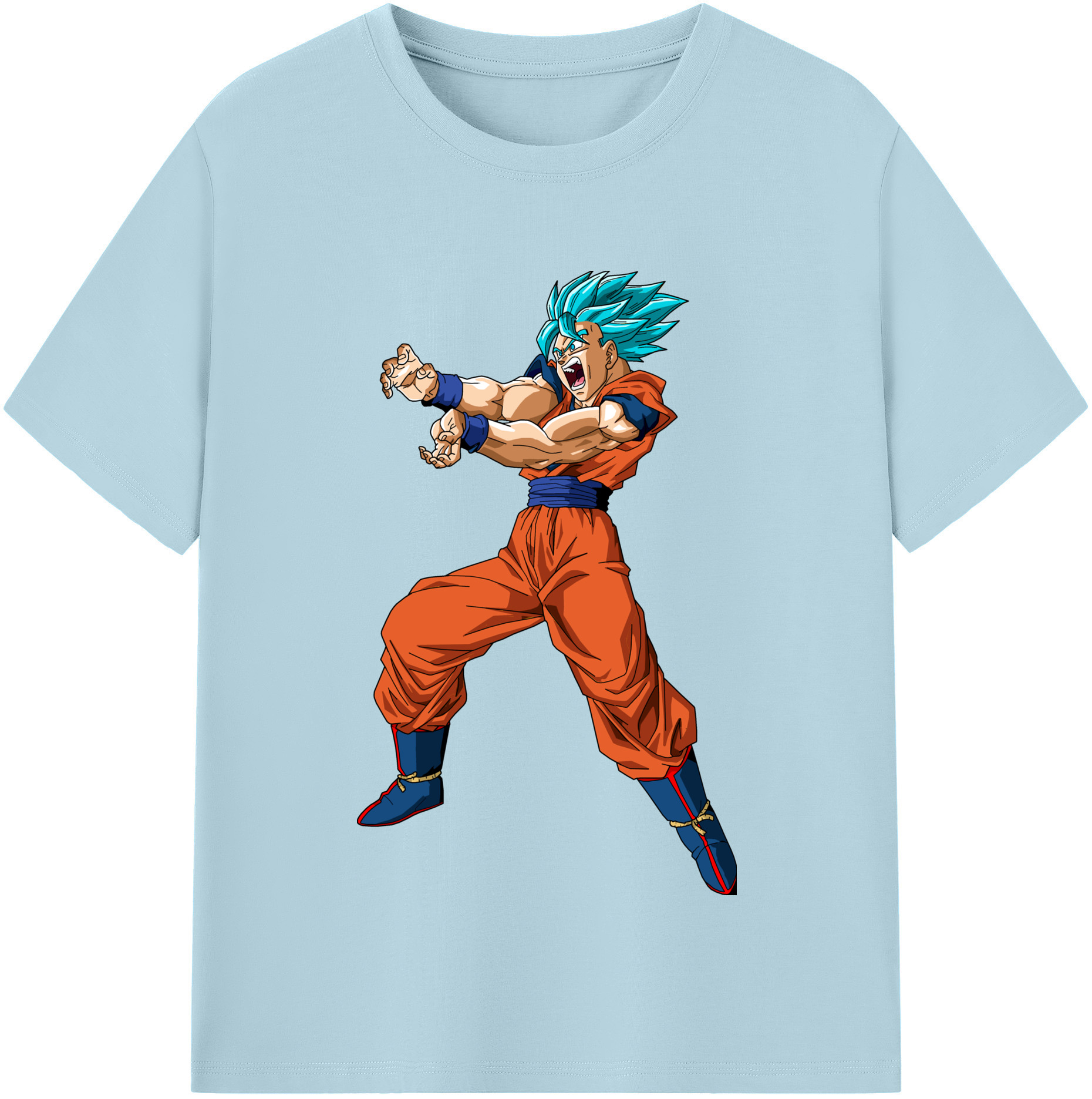 （画像用） ドラゴンボール 孫悟空（そん ごくう）Son Goku カカロット DRAGON BALL Kakarotto 綿100％半袖Tシャツ（フロントプリント）